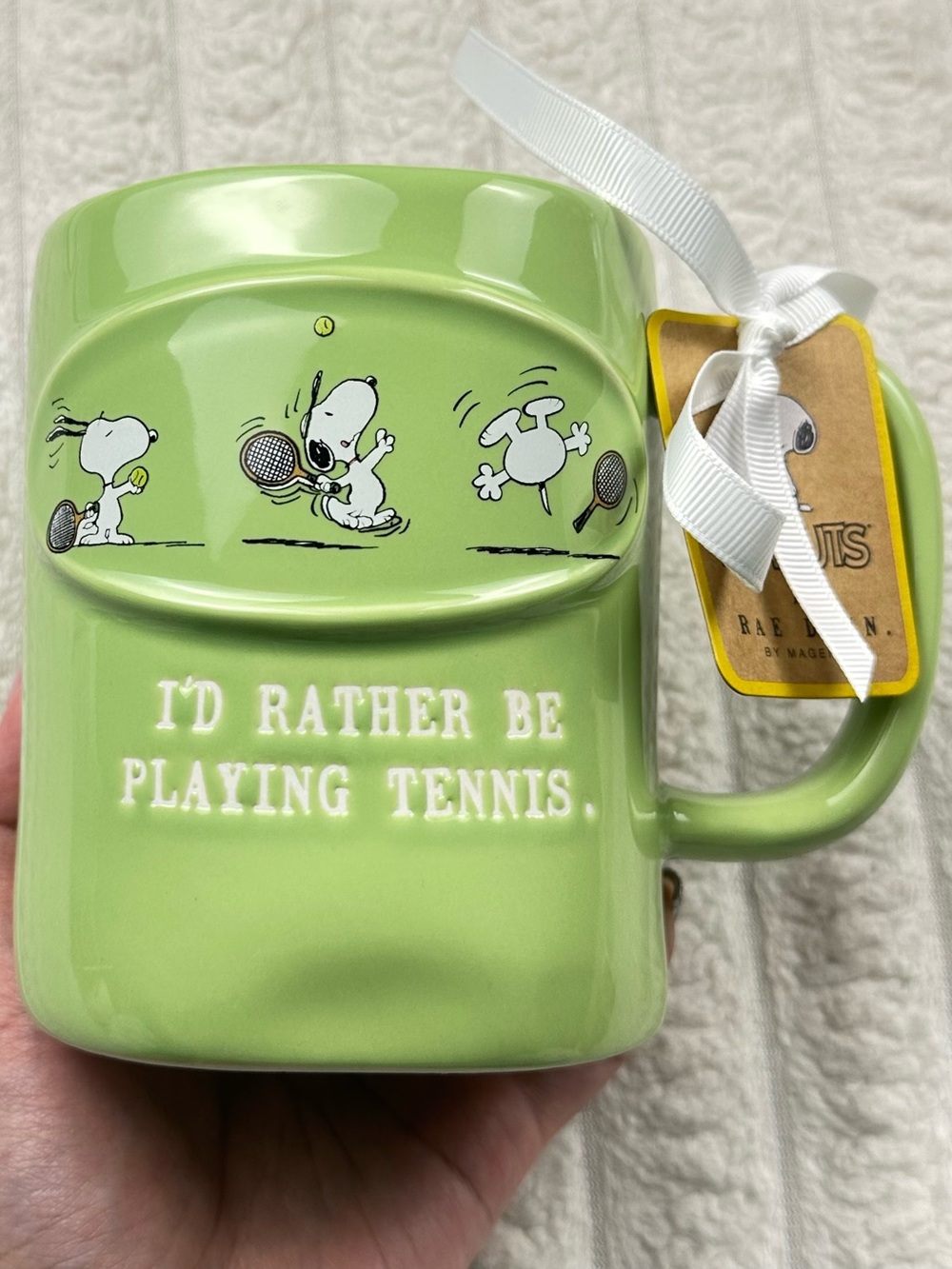 Rae Dunn Peanuts Snoopy Mug